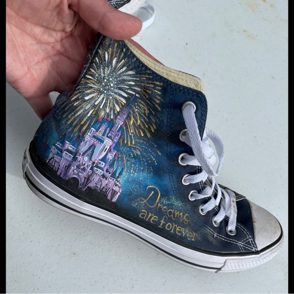 Disney Converse High-Top Sneakers with Canvas Interior - Picture 8 of 14